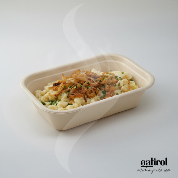 Tiroler Käsespätzle mit Röstzwiebel