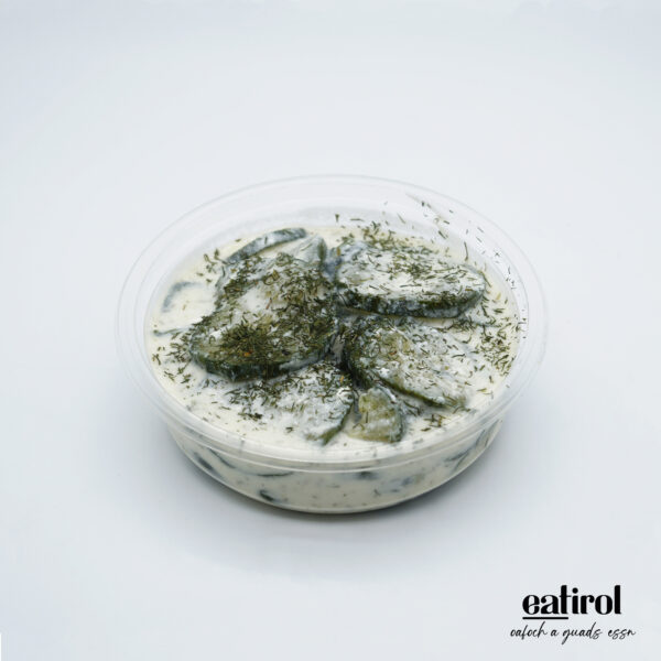 Gurken Dill Salat mit Sauerrahm