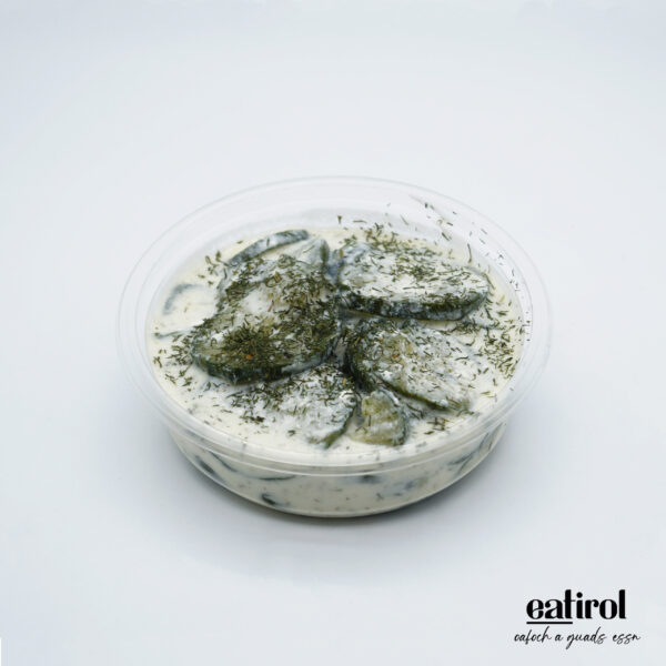 Gurken Dill Salat mit Sauerrahm