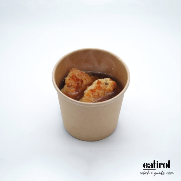 Klare Rindersuppe mit Pressknödel