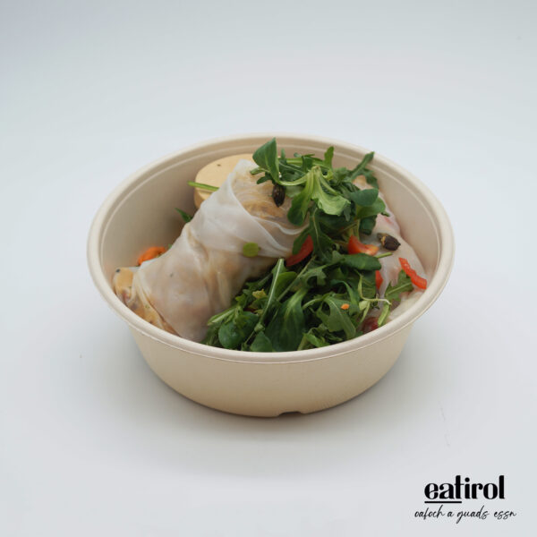 Salat Variation mit Summer Rolls