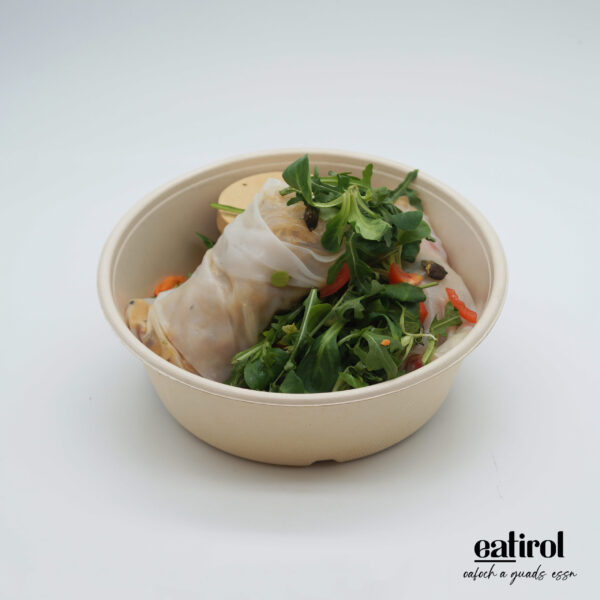 Salat Variation mit Summer Rolls