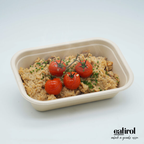 Steinpilz Risotto mit Confierte Tomaten